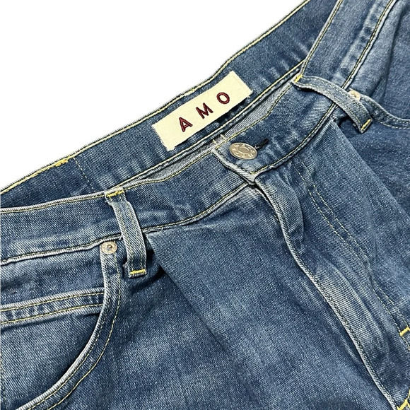 AMO Florence Pleated Jeans Size 28 - Picture 6 of 10